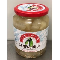 Fischer Mustard Gherkins 670g