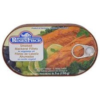 Rugen Fisch Smoked Mackerel Natural 190g