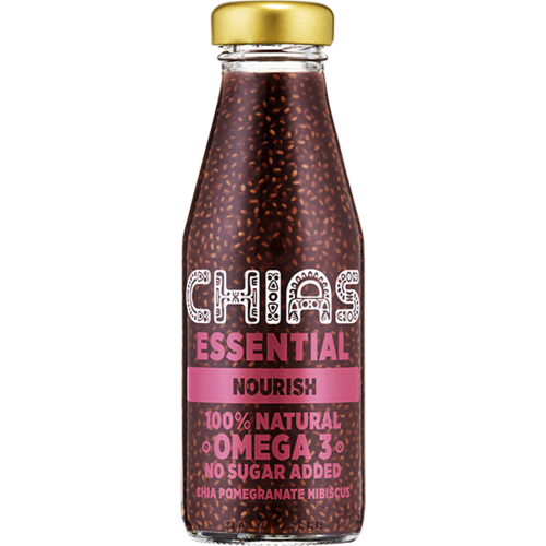 Chias Essential Chia Pomegranate Hibiscus 200ml