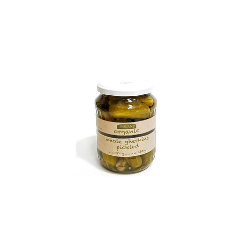 Polan Organic Whole Gherkins Pickled 680g