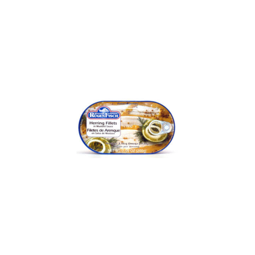 Rugen Fisch Herring In Mustard Sauce 200g